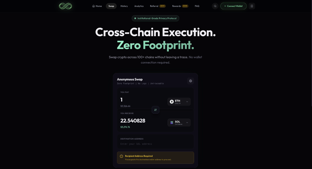 Ozyon Swap Interface